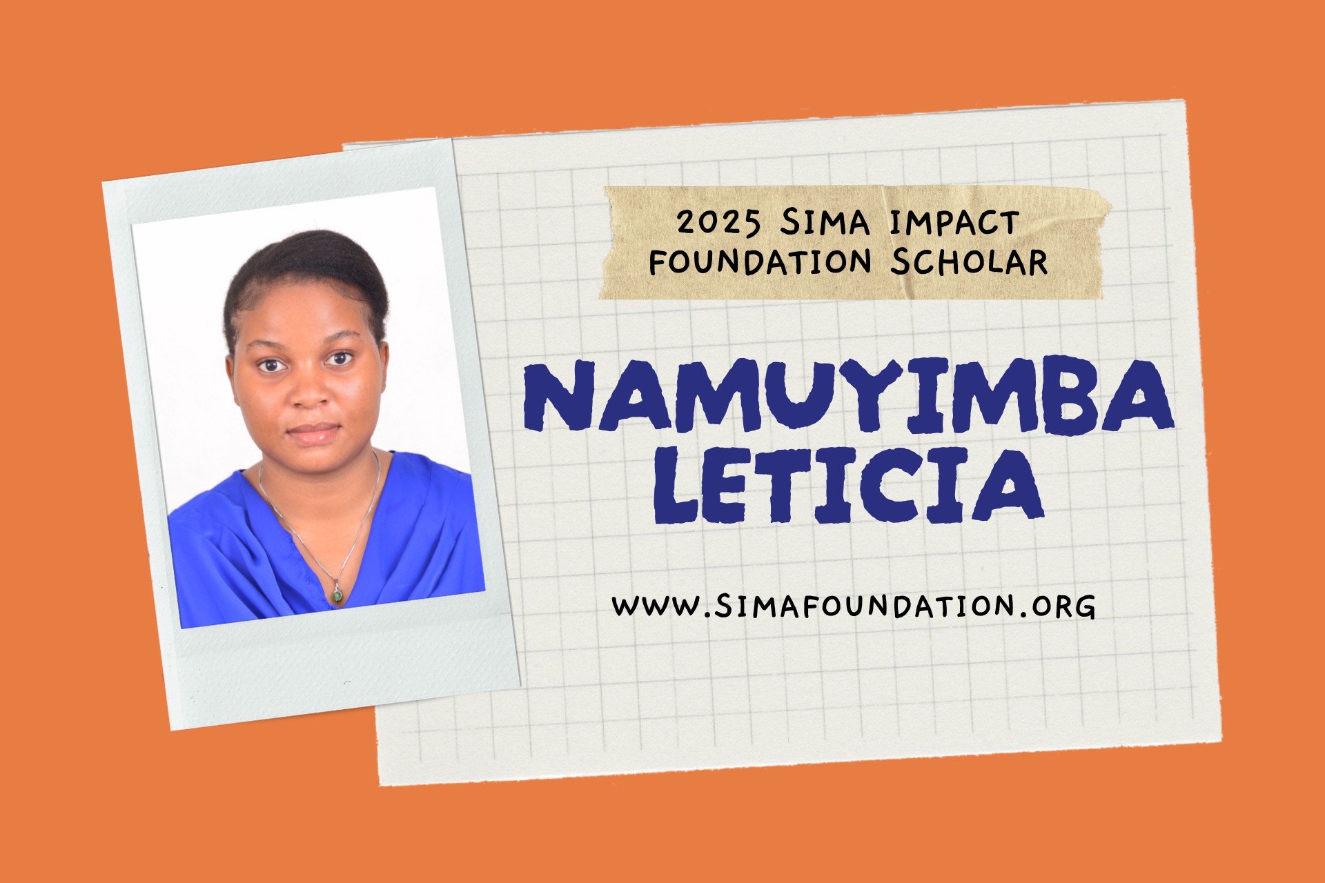 Congratulations to Namuyimba Leticia: A Journey of Growth and Resilience